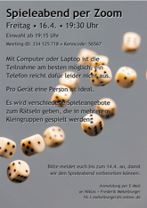 Flyer Spieleabend