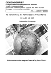 Gemeindebrieftitel 2009-07