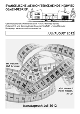 Gemeindebrieftitel 2012-07