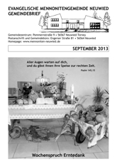 Gemeindebrieftitel 2013-09