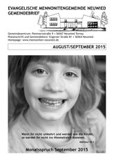 Gemeindebrieftitel 2015-08