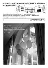 Gemeindebrieftitel 2016-09