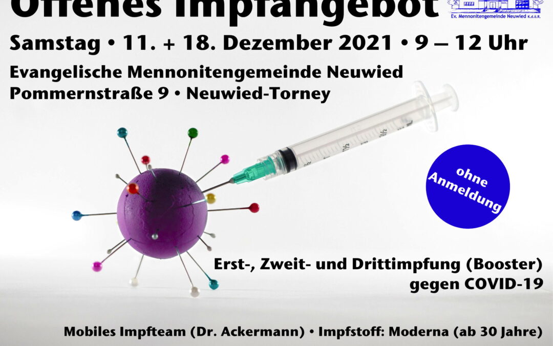 Plakat Impfaktion