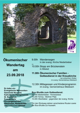 Ökumenischer Wandertag 2018